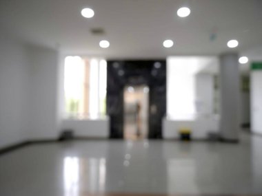 Bulanık arka plan oda binası. Modern ofis iç tasarımının bulanık arkaplanı .