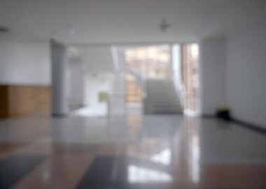 Bulanık arka plan oda binası. Modern ofis iç tasarımının bulanık arkaplanı .