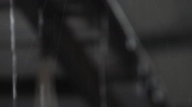 Bulanık yağmur arka planı. doğa arkaplanı