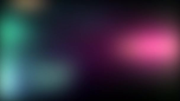 Абстрактная Петля Разноцветная Цветная Цветовая Анимация Утечки Блеска Наложения Экран — стоковое видео