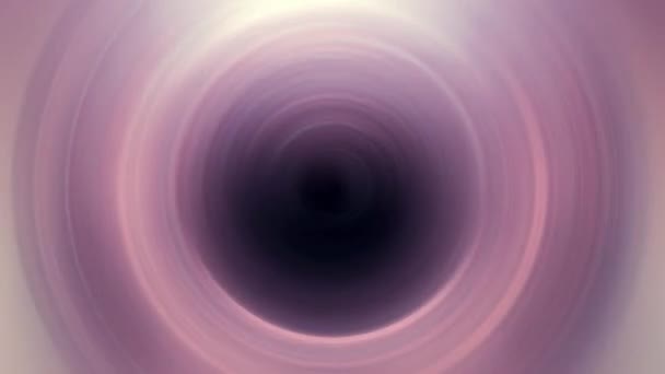 具有径向位移动画效果的中心粉红紫色圆环的无缝环路图案 闪亮的金属环动画 业务介绍的摘要背景 无缝圈4K — 图库视频影像