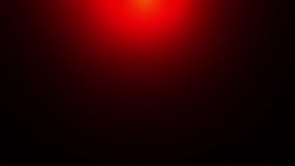 Loop Top Center Orange Red Flare Light Animation Art Black — Wideo stockowe