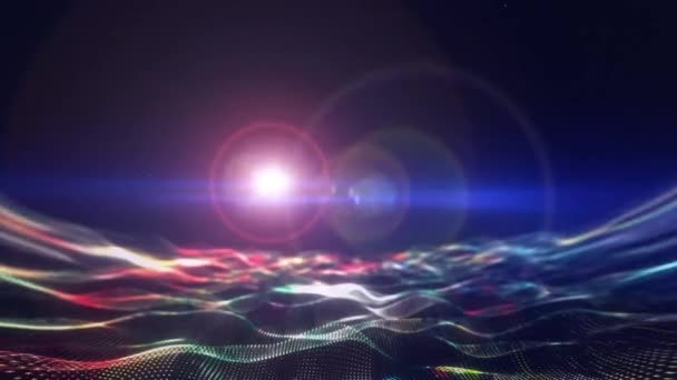 Business Inteligence Tekst Abstracte Wetenschap Technologie Hitech Futuristische Filmische Titel — Stockvideo