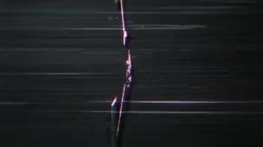 Animation glitch effect word of Thank you for watching cinematic Title abstract background