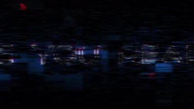 Animation text of Are You Ready glitch blue neon text  effect with silver flash flickering light loop cinematic title animationn backgroud 4K 3D isolated seamless loop Are You Ready glitch text effect element.