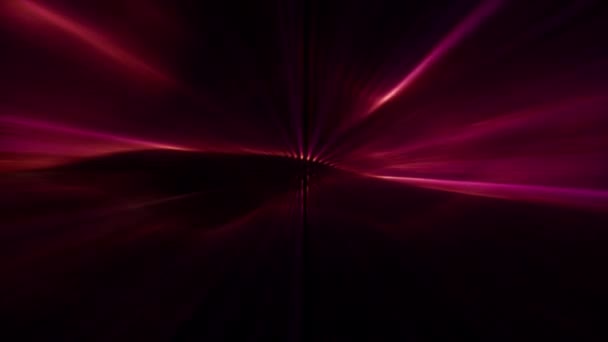 Loop Abstract Pink Red Light Blurred Shine Flare Rays Animation — Vídeo de stock