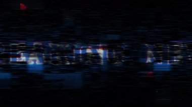 Breaking News glitch neon text effect with silver flash flickering light loop cinematic title animationn backgroud 4K 3D isolated seamless loop Level Up glitch text effect 