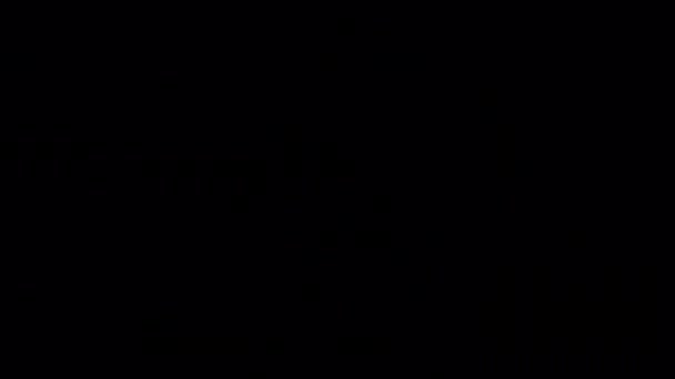 Dziesięć Sekund Odliczania Dziesięciu Zera Grunge Betonowy Tekst Czarnym Tle — Wideo stockowe