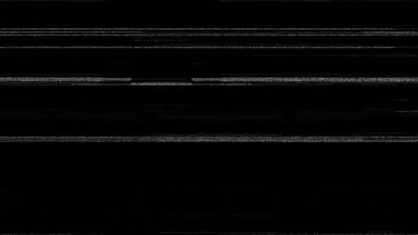 Анімаційна Петля Гранжевого Руху Гранжева Чорно Біла Текстура Шуму Зупиняє — стокове відео