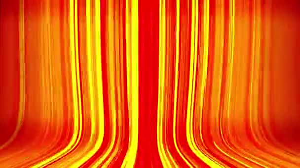 Animation Loop Motion Graphics Yellow Orange Red Light Flickering Vertical — 图库视频影像