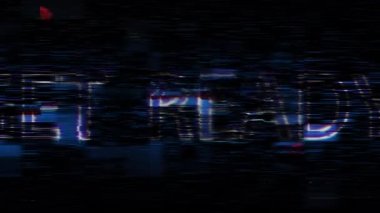 Get Ready 'nin animasyon metni mavi neon metin efekti gümüş yanıp sönen ışık döngüsü sinematik başlık animasyonu 4K 3D izole edilmiş diamsiz döngü hazır metin efekti elementi