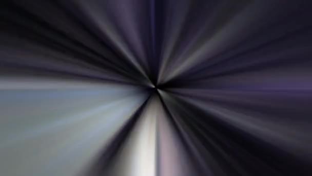 Lazo Abstracto Creativo Blanco Púrpura Luz Radial Brillante Fondo Animación — Vídeo de stock