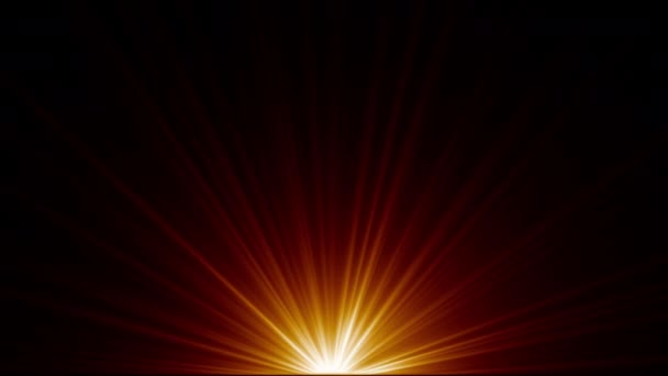 Abstract Loop Center Bottom Glow Orange Optical Lens Flares Shine — Vídeo de Stock
