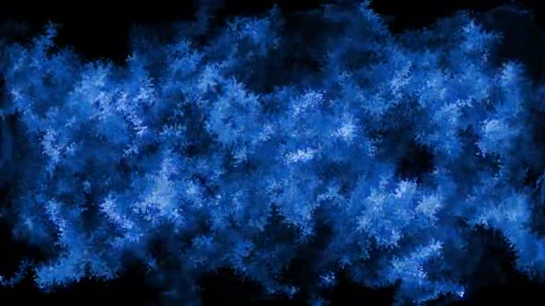 Abstrakte Energieleitung Glühschleife Nahtlose Schleife Blaue Turbulenzen Disk Bewegung Auf — Stockvideo