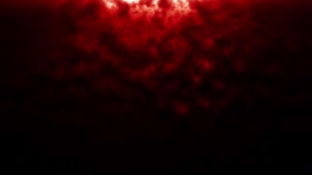 Abstrakcyjny Górny Środek Blask Pomarańczowy Czerwony Dym Chmury Rozbłysk Światło — Wideo stockowe