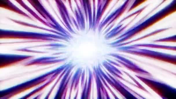 Таймер Обратного Отсчёта Абстрактным Гипнотическим Фоном Анимации Звёзд Пять Нулю — стоковое видео