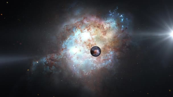 퀘이사 Double Quasar 우주의 배경을 탐색하는 우주여행 퀘이사 은하와 성운을 — 비디오