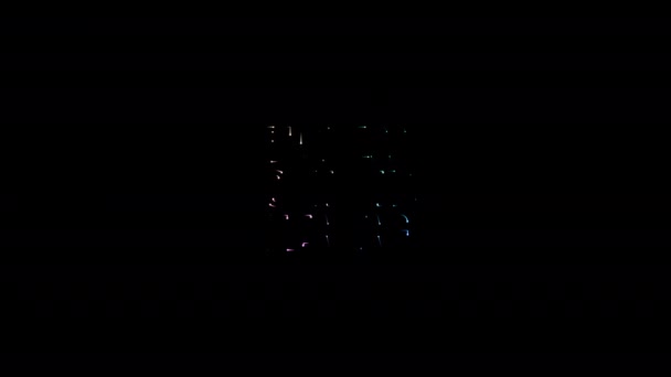 Continuité Activité Planification Lumineux Coloré Néon Animation Texte Laser Sur — Video
