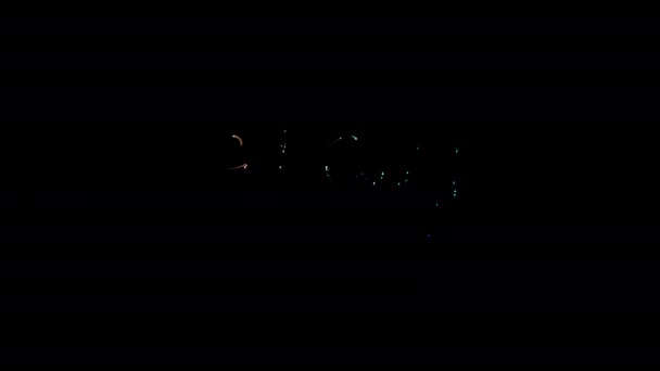 Machen Sie Sich Bereit Leuchten Bunte Neon Laser Text Animation — Stockvideo