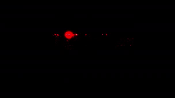 Últimas Notícias Colorido Neon Laser Texto Glitch Efeito Animação Efeito — Vídeo de Stock