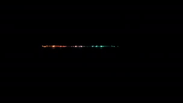 Normal Färgglad Neon Laser Text Animation Blinkande Glitch Effekt Wiht — Stockvideo