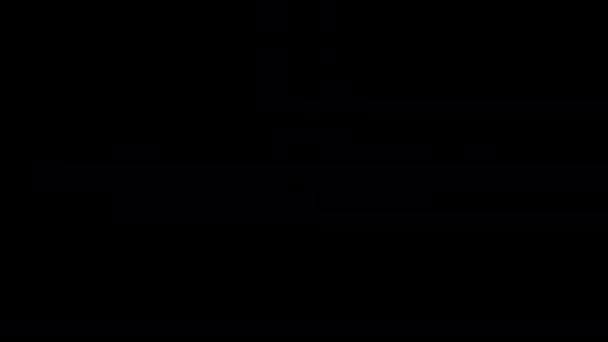 Абстрактный Центр Сине Фиолетовой Звезды Оптический Блеск Световых Линз Освещает — стоковое видео