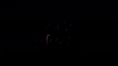 Mutlu Anneler Günü, renkli, neon renkli lazer metin hatası kara soyut arkaplan üzerindeki animasyon filmi başlığı.