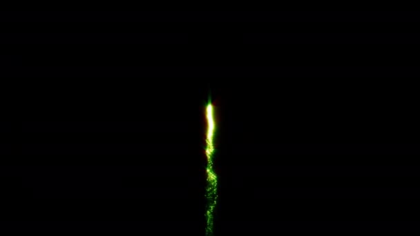 Animazione Spettacolo Luci Pirotecniche Bellissimi Fuochi Artificio Multicolore Bagliore Con — Video Stock