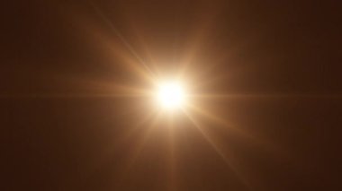 Optik mercek parlamaları siyah soyut arkaplan üzerinde parlamalı canlandırma 