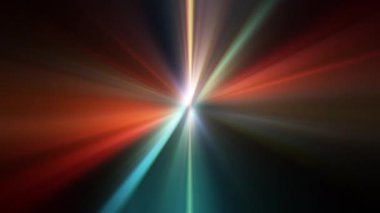Soyut VJ döngüsü Sihirli Hipnotik çok renkli yanıp sönen dairesel ışık çizgileri hareketi ve girdap tünelinde çok renkli ışık efekti. Fütürist neon arkaplan, morötesi ışıldayan çizgiler, 