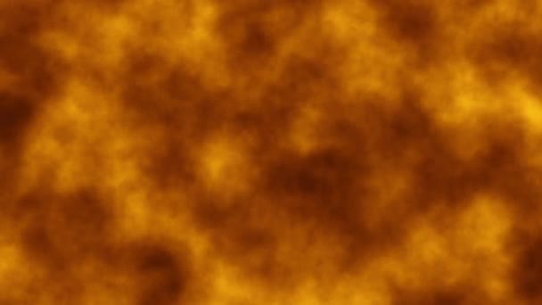 Boucle Abstraite Orange Rouge Fusée Optique Lumière Fumée Nuage Feu — Video