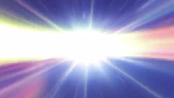 Ten Second Countdown Timer Space Star Explosion Avec Espace Copie — Video