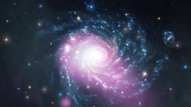 Uzay yolculuğu NGC1232 aynı zamanda Tanrı 'nın Gözü Galaksisi olarak da bilinir, uzaydaki yıldız alanlarında seyahat, bilimsel filmler için 4K 3D. Bu görüntünün elementleri NASA tarafından desteklenmektedir.