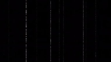 Ekran projesi için grunge tv gürültü efektinin animasyon döngüsü dikey hareket çizgisi soyut arkaplanı örtüyor. Grunge siyah ve beyaz gürültü dokusu stop hareket efektinde canlandırma. 