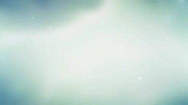 Bulanık yeşil soyut arkaplanda yanıp sönen beyaz yıldız parçacıkları animasyonu. Alevli, beyaz, parlayan, yanan kül parçacıklarının canlandırması.