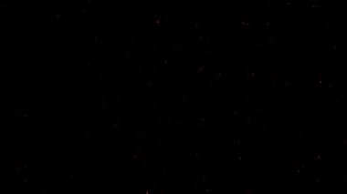 Parlak altın yıldız parçacıkları kara zemin üzerinde soyut uzay yolculuğu animasyonları. Uzay, solucan deliği zaman tünelinden geçiyor. Sonsuz siber teknoloji girdap akışı 