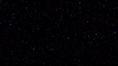 Parlak mavi yıldız parçacıkları siyah soyut arkaplan üzerine düşen animasyonlar. Alevli, mavi, pembe, parlayan, kor şeklinde yanan kül parçacıklarının animasyonu.