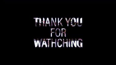 Alfa kanalı Quicktime Prores 4444 ile izole edilmiş ışık saçan ve arızalı metin efektini izlediğiniz için teşekkürler. 4K 3D kusursuz döngü Metin Efekti ögesini izlediğiniz için teşekkürler. 