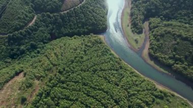 Nehir, hava nehri ve yeşil orman