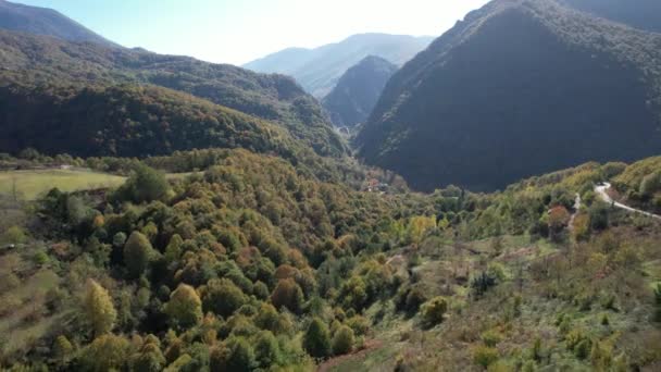 Montanhas Aéreas Floresta Verde Natureza Kocaeli Turquia — Vídeo de Stock