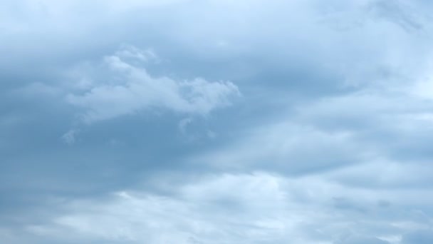 Nubes Nubes Esponjosas Lapso Tiempo — Vídeo de stock