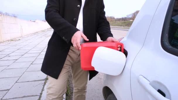 給油車男給油車 高品質4K映像 — ストック動画