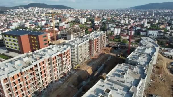 Városrehabilitációs Lakások Nem Tervezett Városiasodás — Stock videók