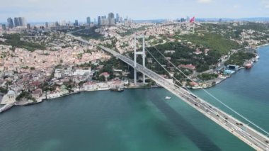 Bosphoru, istanbul bosphorus köprüsü. Yüksek kalite 4k görüntü