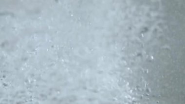 kabarcık, su kabarcığı gümüş rengi yavaş çekim