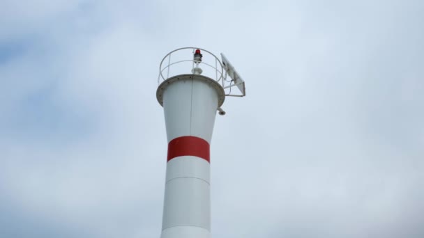 Lighthouse Lighthouse Clouds High Quality Footage — Stock Video