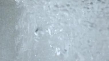 kabarcık, su kabarcığı gümüş rengi yavaş çekim