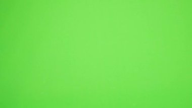 yuvarlak fırçalı yeşil duvar boyası