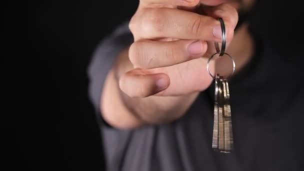 Immobilier Homme Remise Clé Maison Pour Marché Immobilier — Video