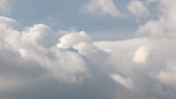 Wolken White Clouds Time Lapse Hoge Kwaliteit Beeldmateriaal — Stockvideo